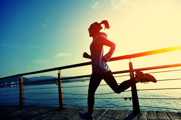Corriendo el peso del cuerpo