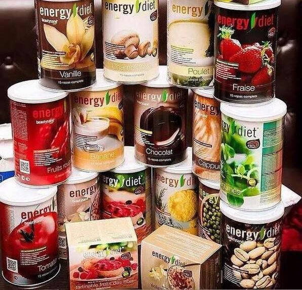Productos de dieta de energía