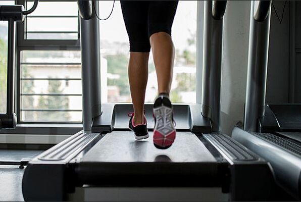 Caminé sobre la cinta de correr