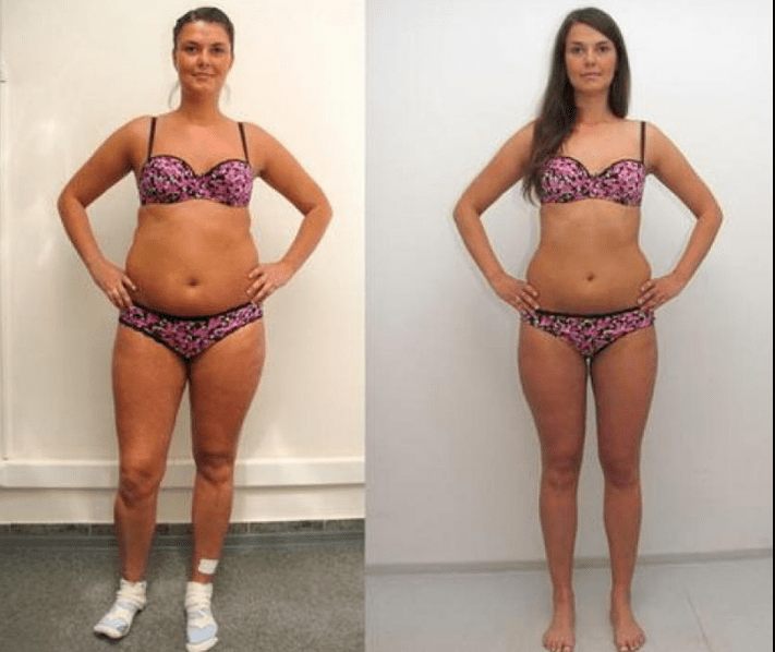 Una niña que perdió 6 kg con una dieta de trigo sarraceno durante 7 días. 