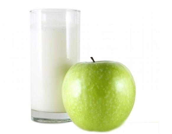 Kéfir con manzanas para una dieta eficaz
