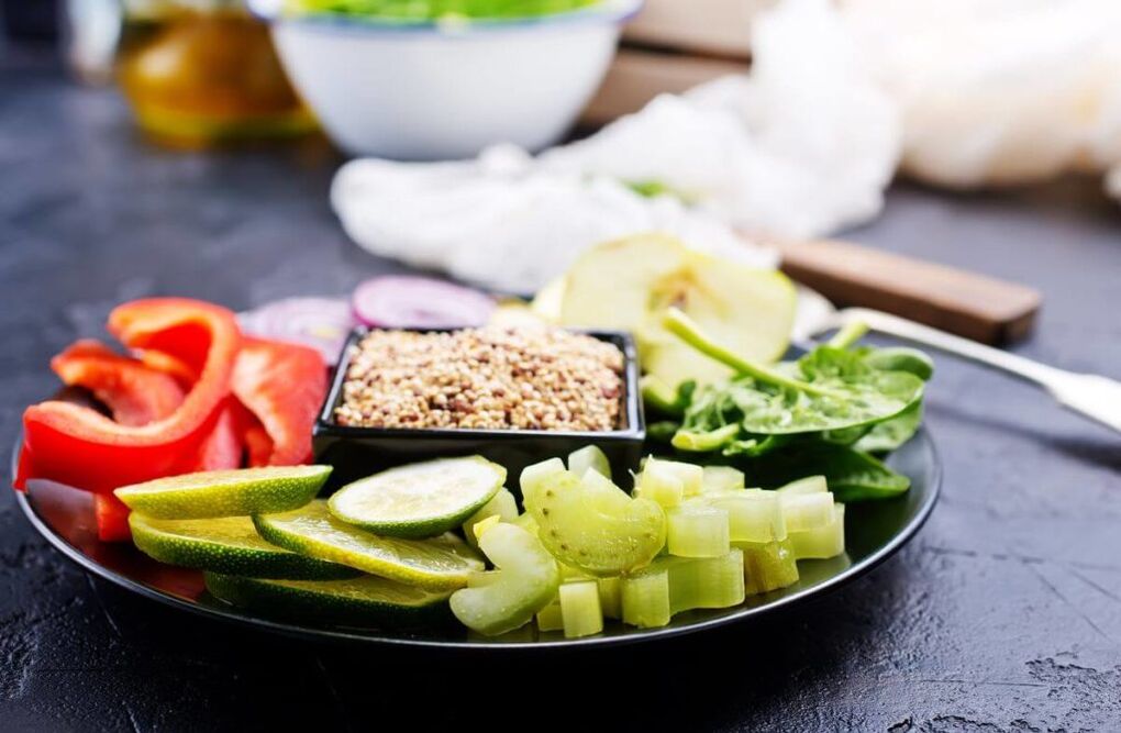 verduras en la dieta del trigo sarraceno